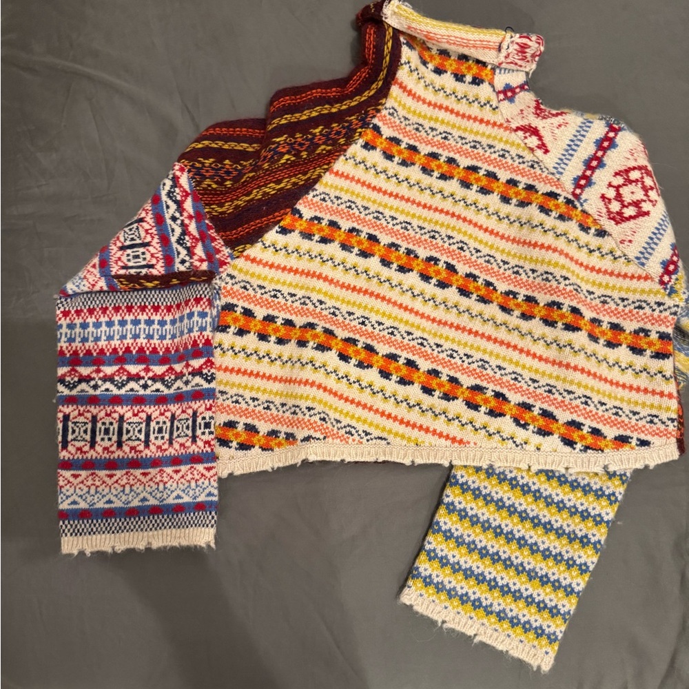 Rag & Bone Hollis Fairisle Wool and Alpaca blend sweater size small - Picture 6 of 6